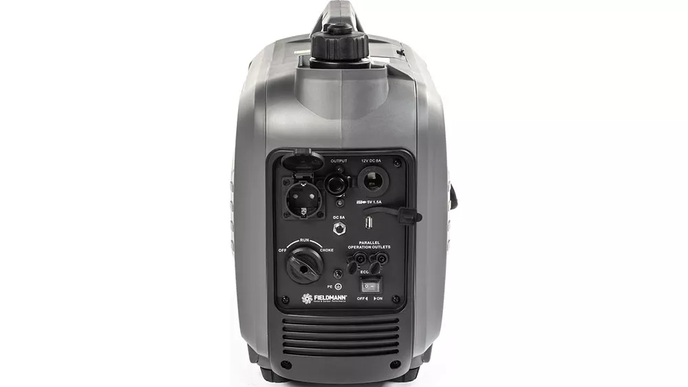 Detail benzínového generátora FIELDMANN FZI 4018-BI