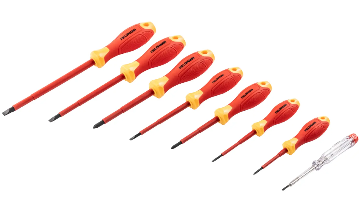 Sada elektrikárskych skrutkovačov 8 ks Fieldmann FDS 5011-8R