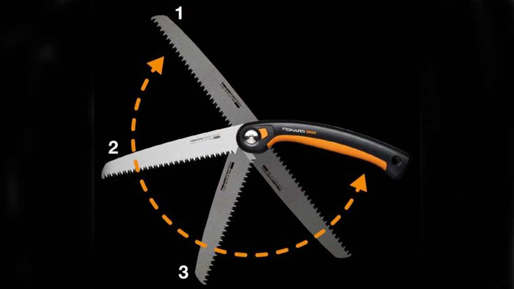 Skládací pilka Fiskars Plus SW69 má 3 polohy_03