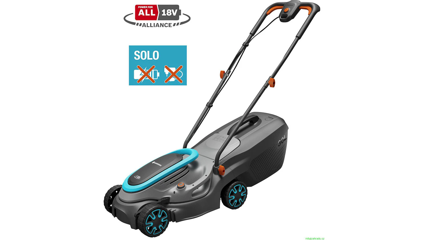 Akumulátorová kosačka Gardena PowerMax 32/18V P4A - bez akumulátora