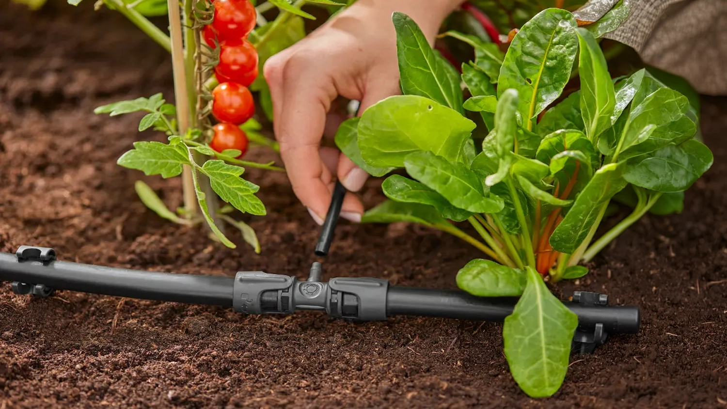Zapojování zavlažovací redukce GARDENA T-Joint 1/2 – 3/16