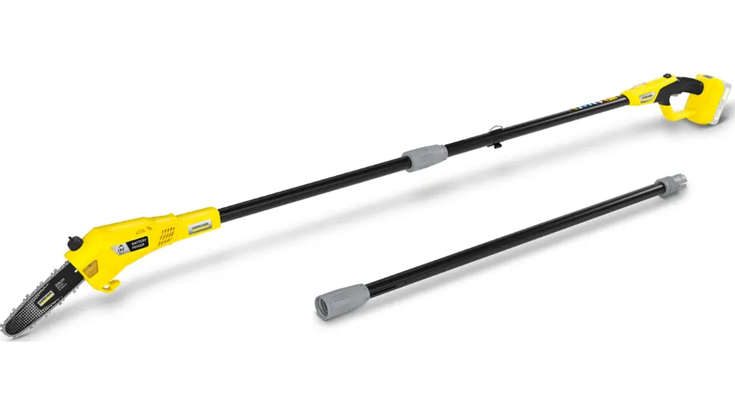 Akumul&aacute;torov&yacute; prerez&aacute;vač K&auml;rcher PSW 18-20 na bielom pozad&iacute;