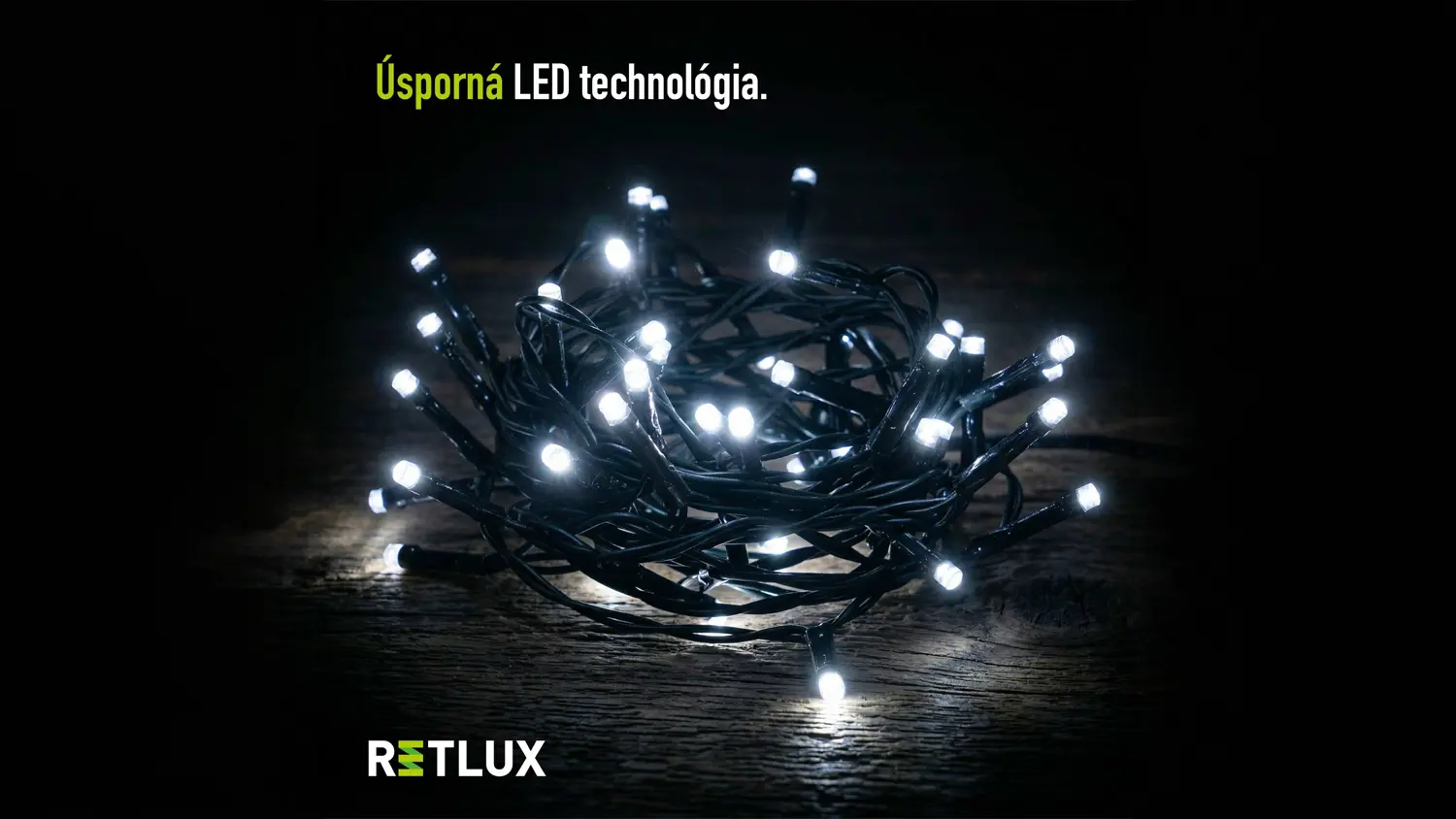 Zvinutá vianočná reťaz RETLUX RXL 201
