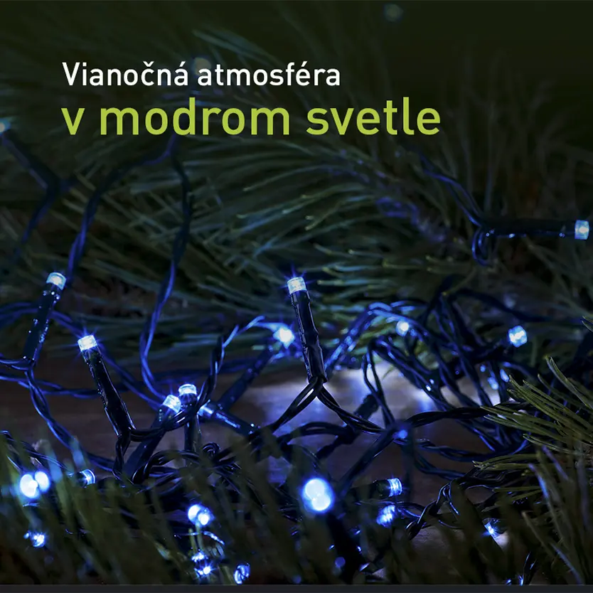 Modré LED diódy vianočnej reťaze RETLUX RXL 305
