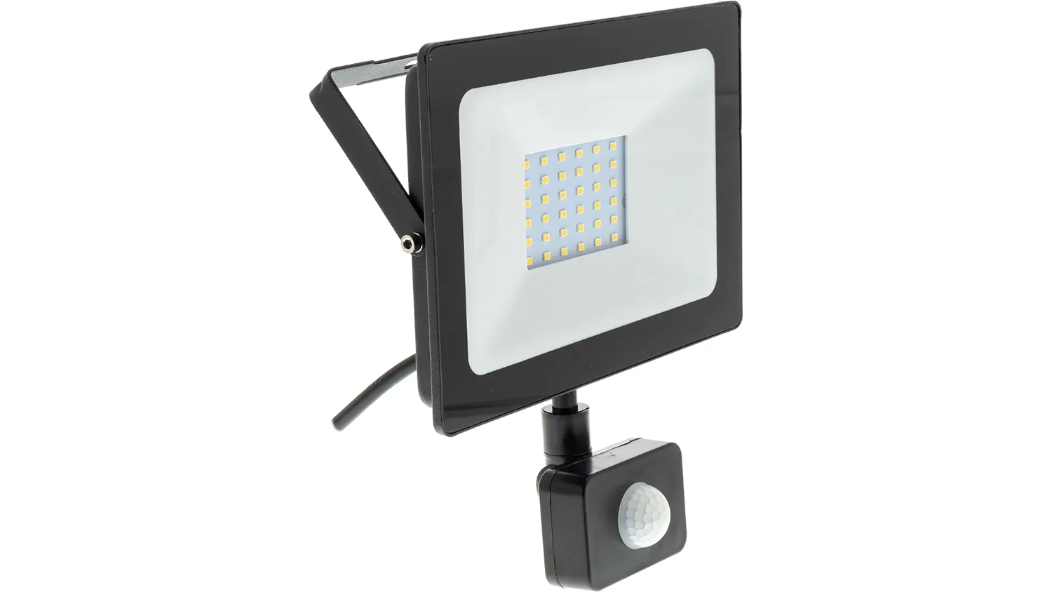 LED reflektor Retlux RSL 248 50W s PIR senzorom na bielom pozad&iacute;