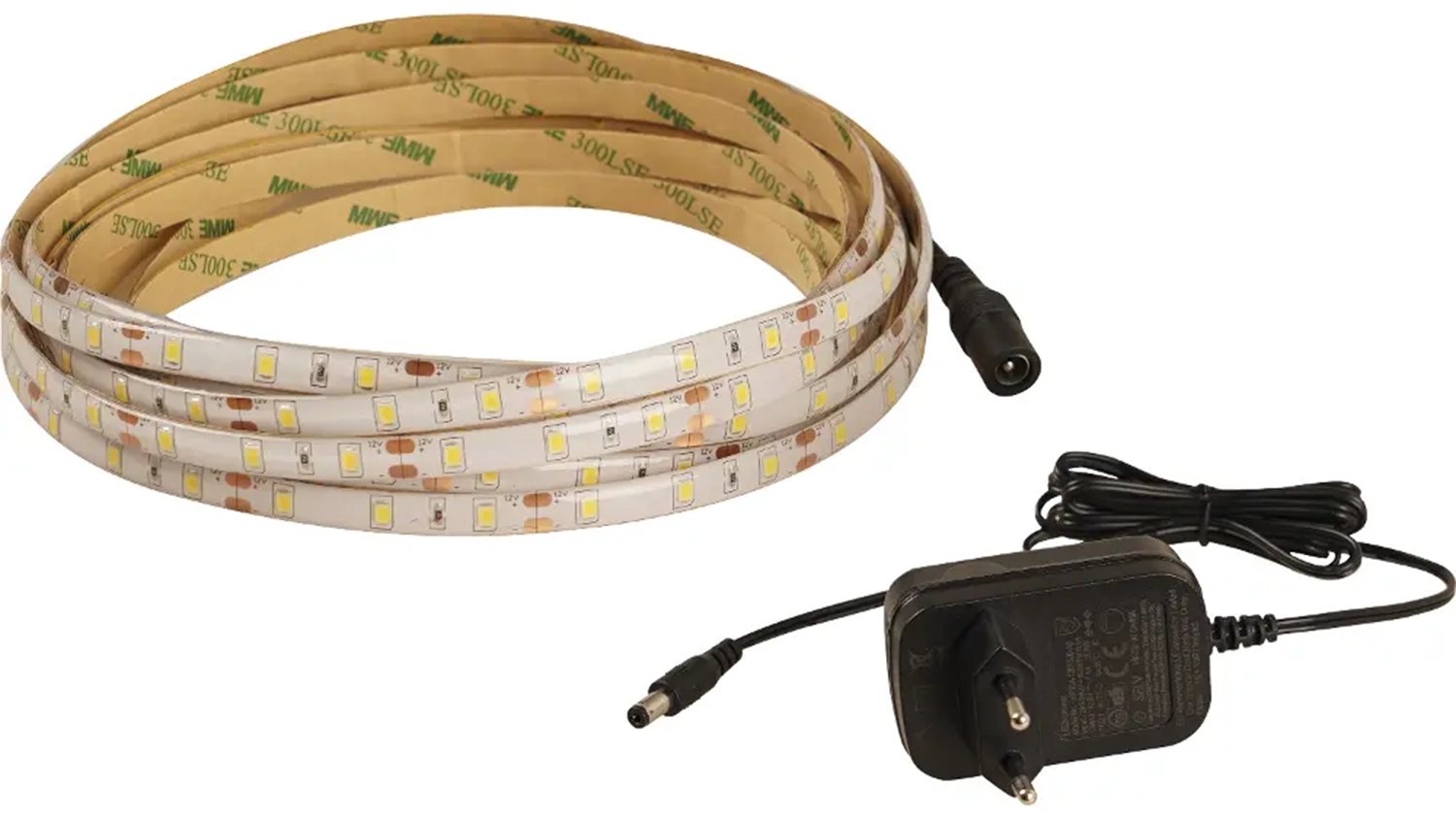 LED p&aacute;sek RETLUX RLS 103 3 m tepl&aacute; b&iacute;l&aacute; na b&iacute;l&eacute;m pozad&iacute;
