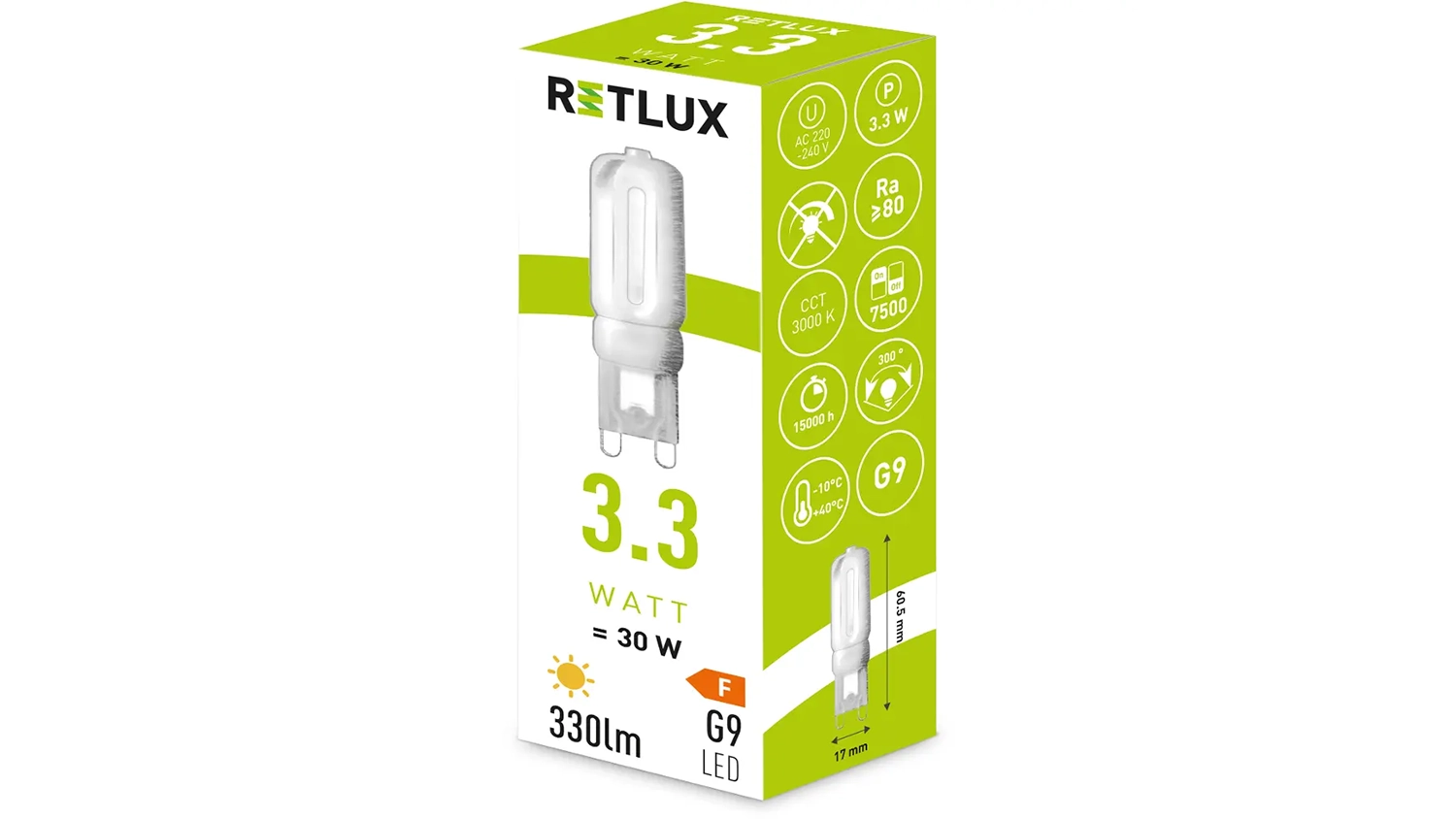 LED žiarovka Retlux RLL 460 v krabici
