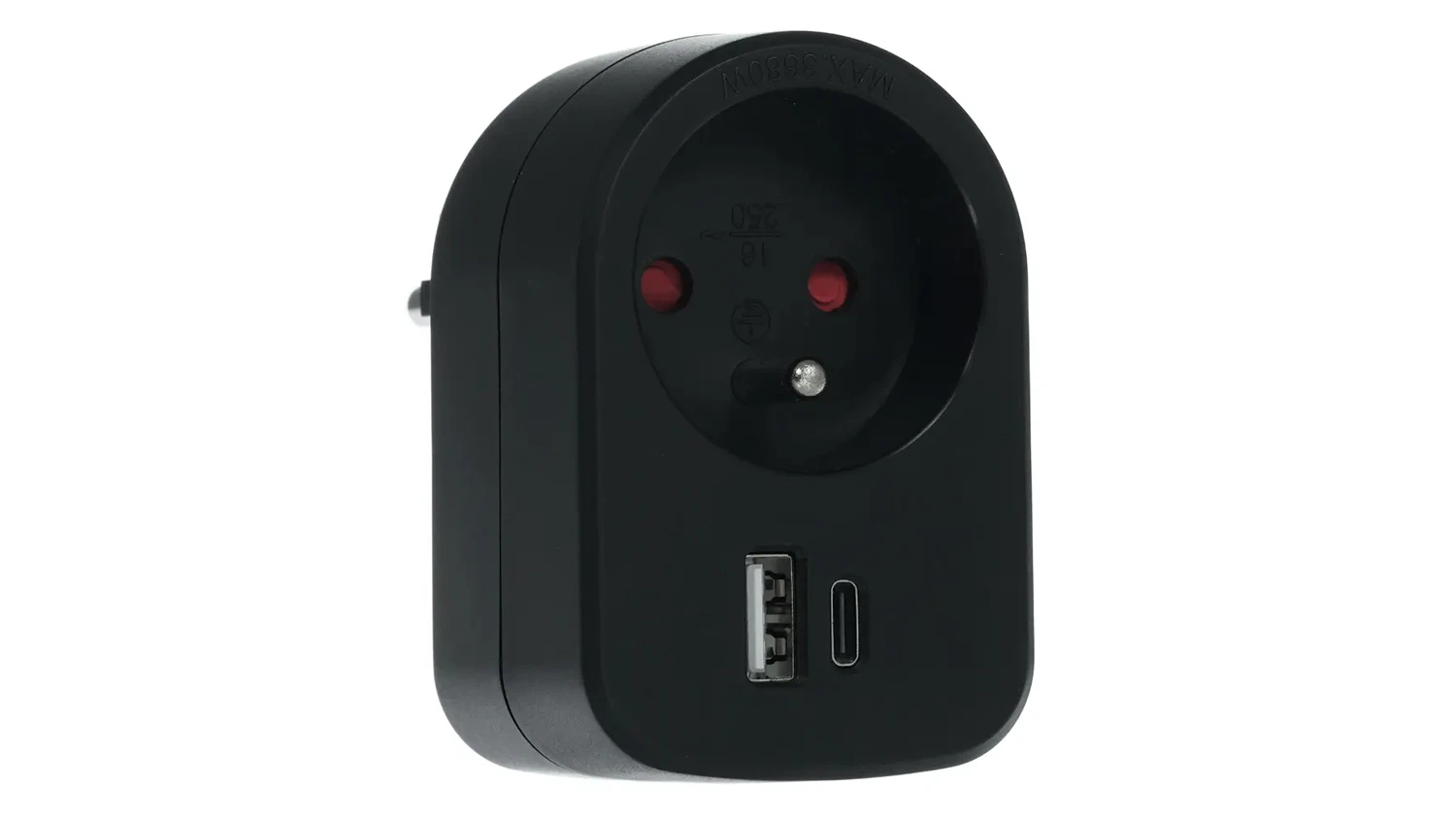 Zásuvka s USB Retlux RPC 70 BK