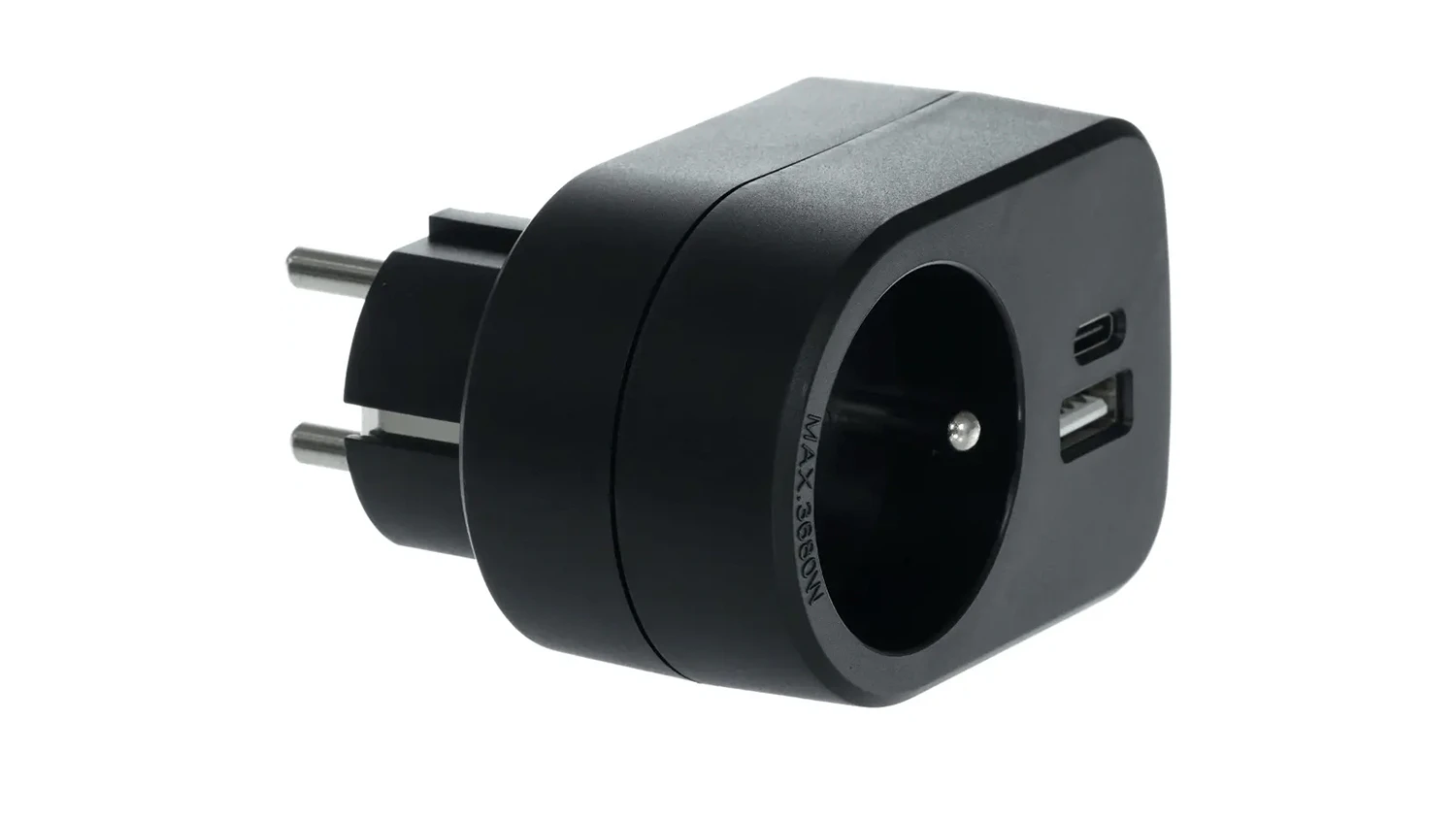 Zásuvka s USB Retlux RPC 70 BK