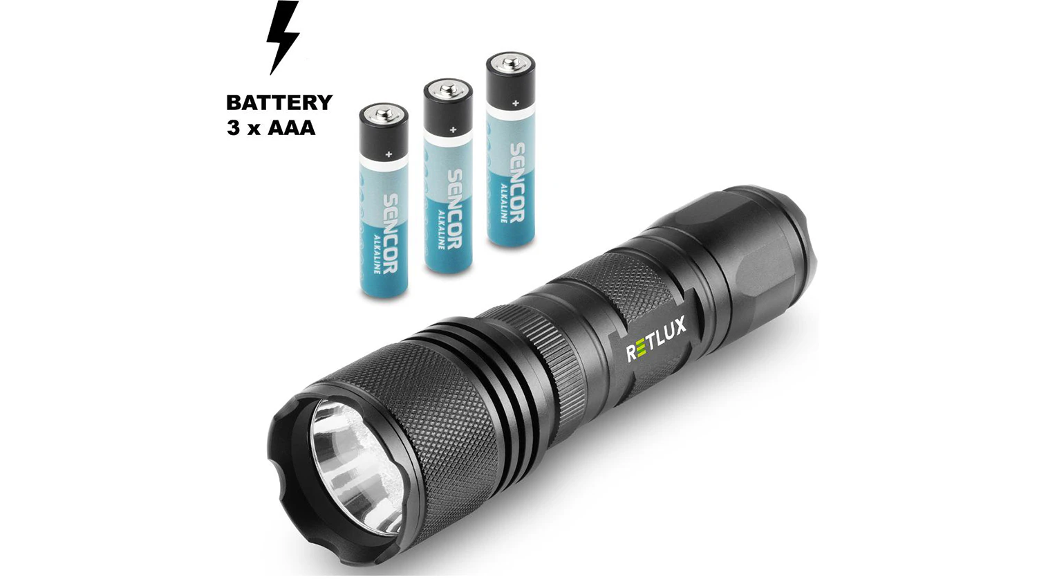 Baterka RETLUX RPL 110 5W T6, počet bateri&iacute;