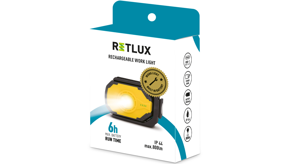 Svítilna pracovní RETLUX RPL 201 10 W