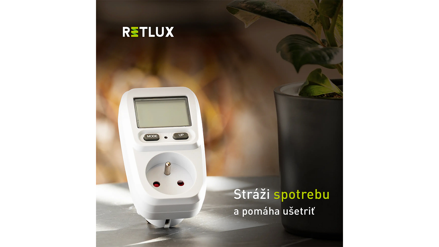 Merač spotreby RETLUX RDM 1003 na stole