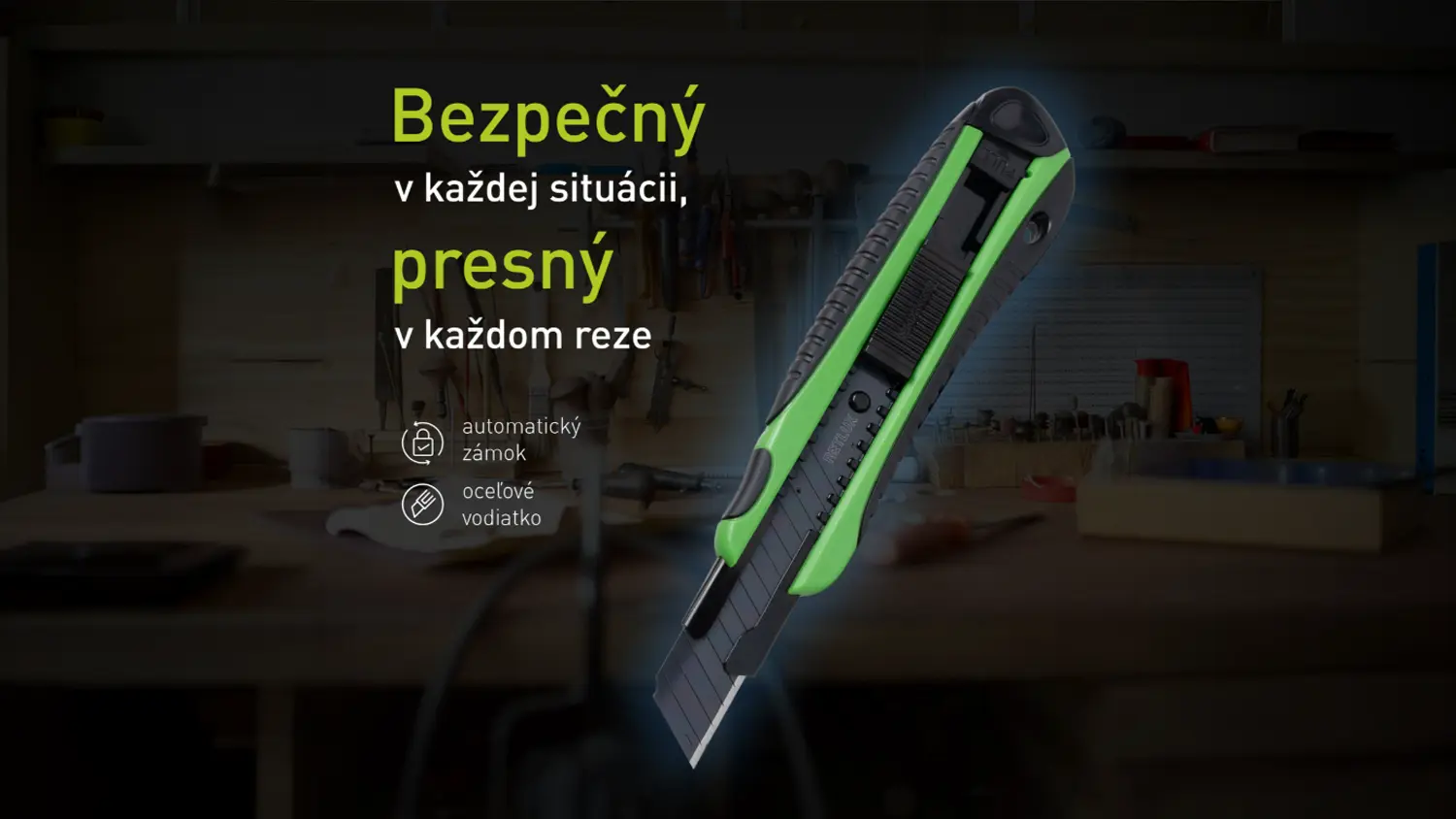 Univerz&aacute;lny odlamovac&iacute; n&ocirc;ž Retlux RSK 200 s reklamn&yacute;m textom