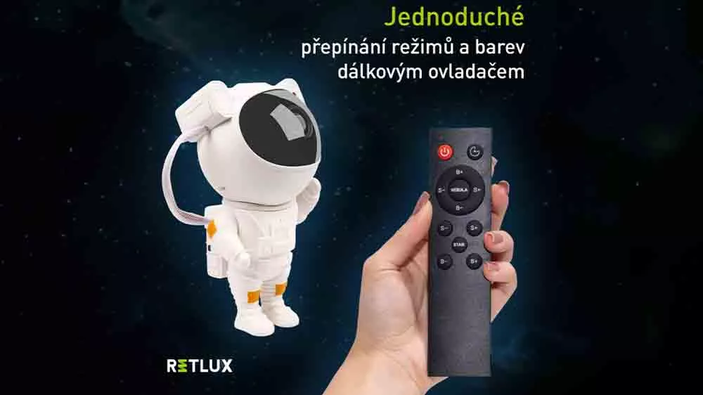 Ovl&aacute;danie projektora Astronaut RETLUX RNL 110_07
