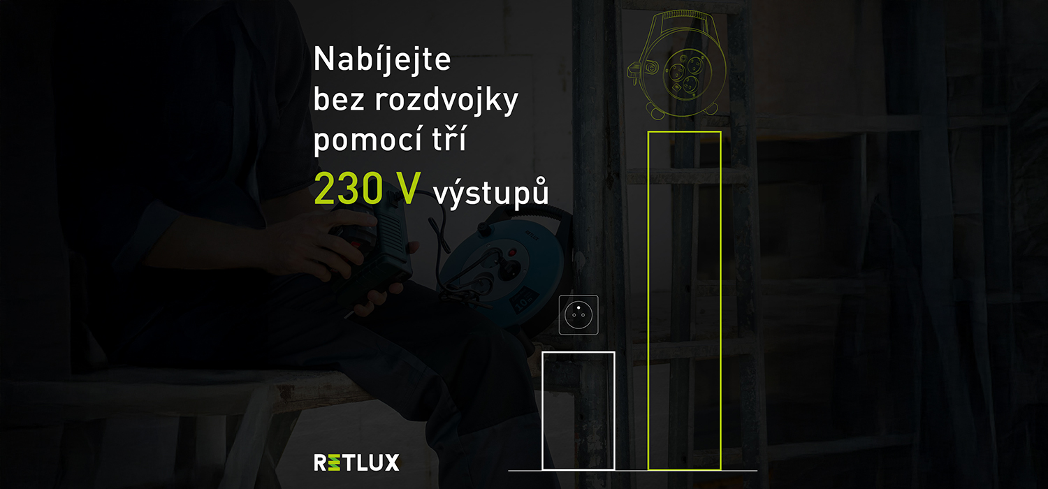 Text se sloupcovým grafem ukazující efektivitu bubnu RETLUX Russel