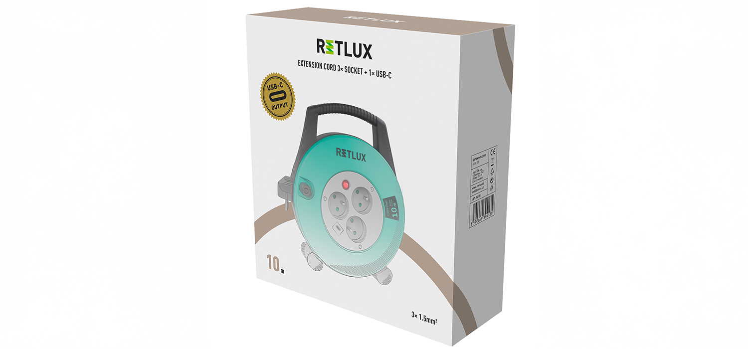 Prodlužovací kabel buben RETLUX RPC 55 Russel