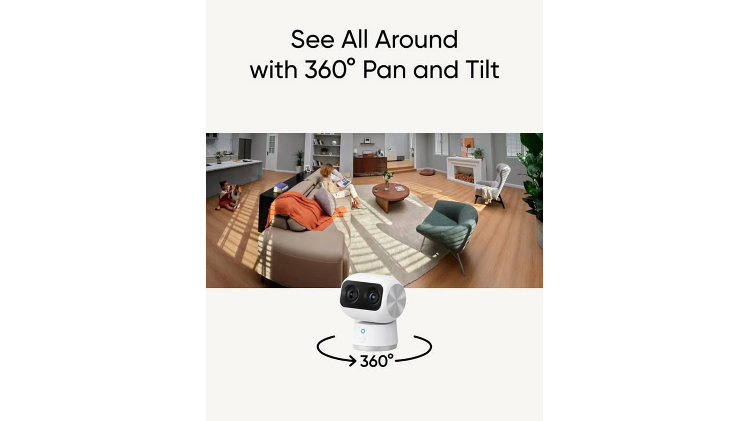 Vizualizace 360° pokrytí kamerou