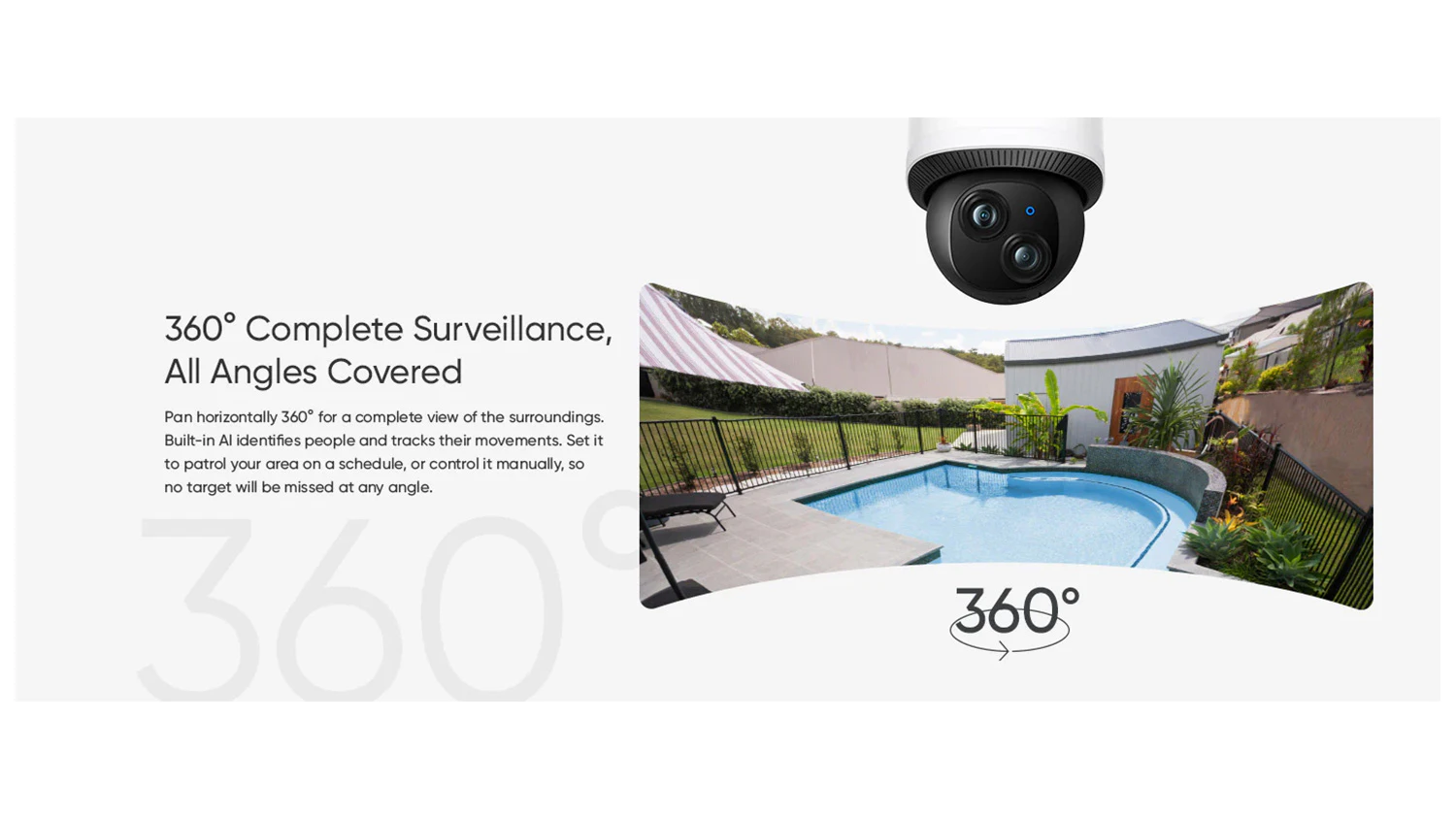360&deg; ot&aacute;čen&iacute; kamery Anker eufy E340