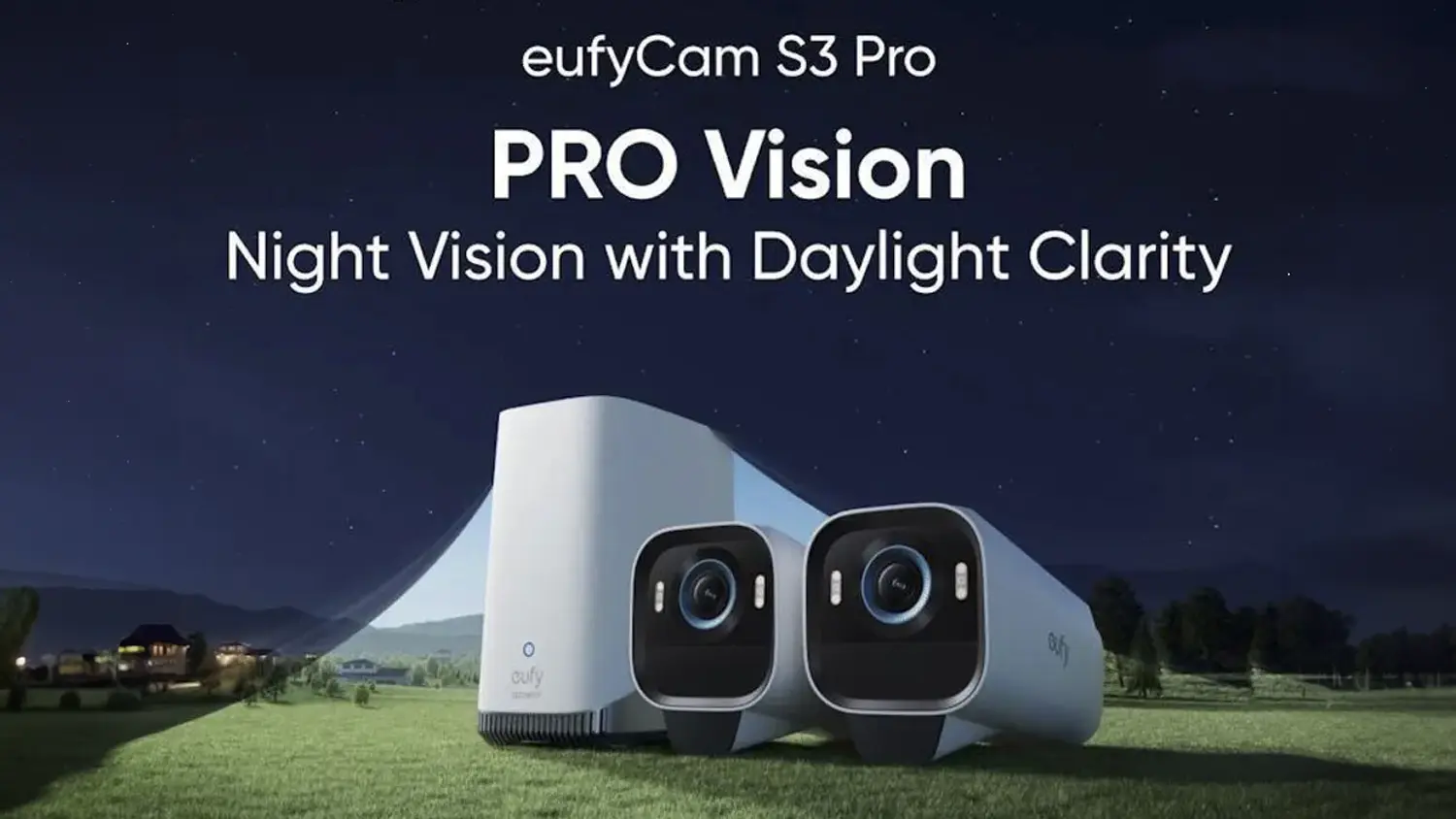 Venkovn&iacute; kamera Anker eufy S3 Pro s nočn&iacute;m viděn&iacute;m