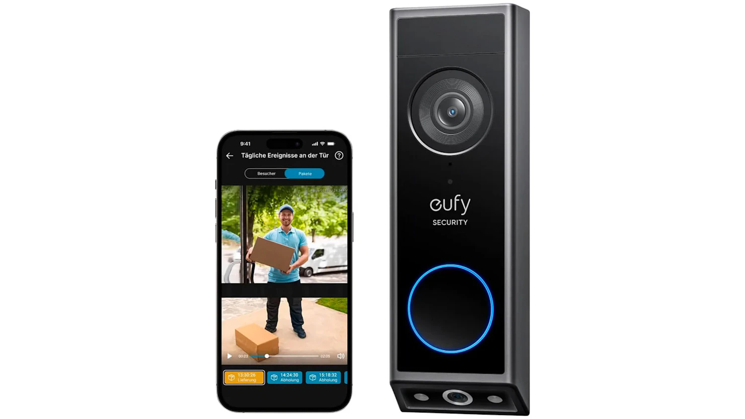 Videozvonek Anker Eufy E340 a mobilní aplikace