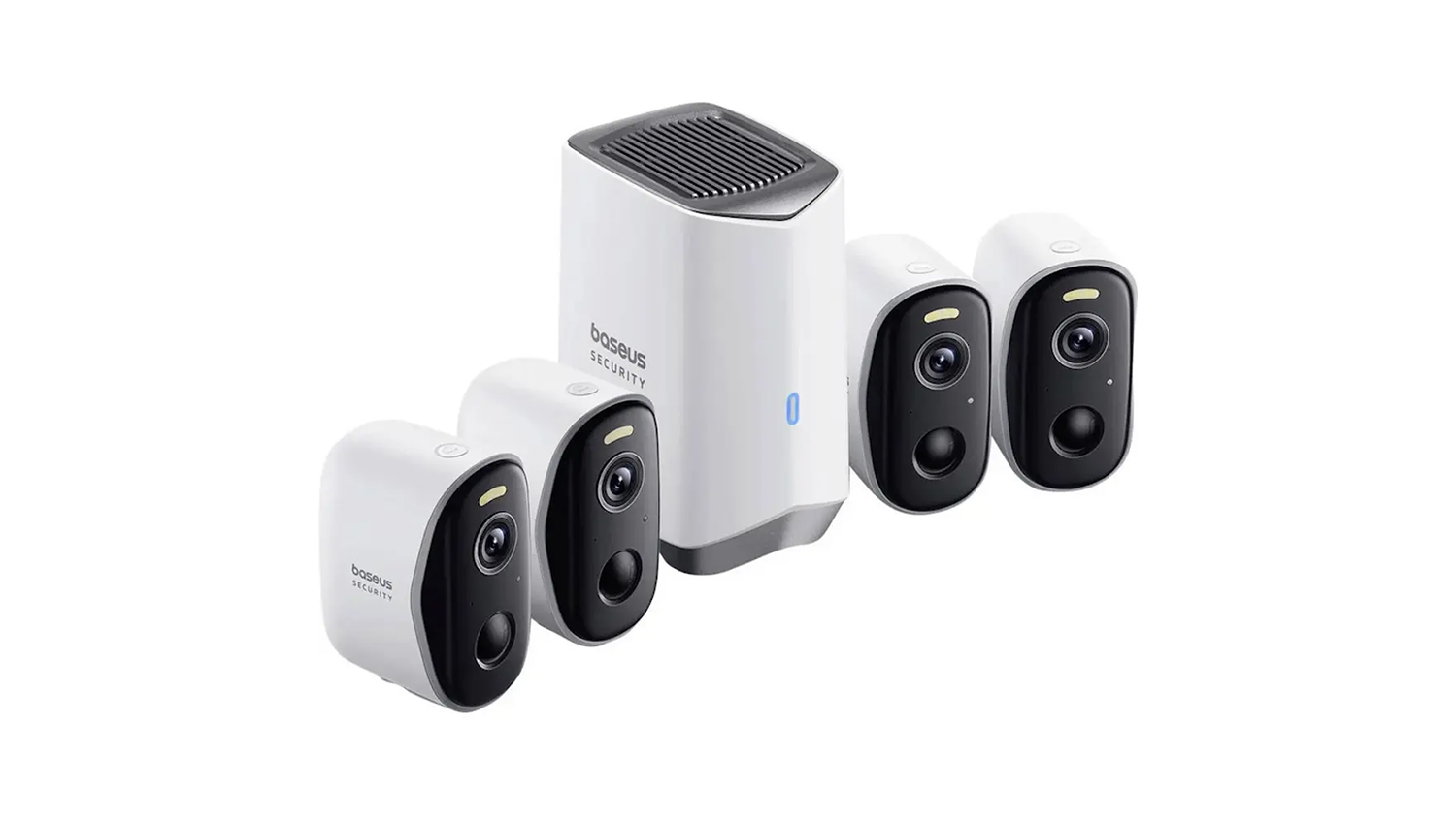 Sada 4 venkovních kamer Baseus Security N1 Plus 2K