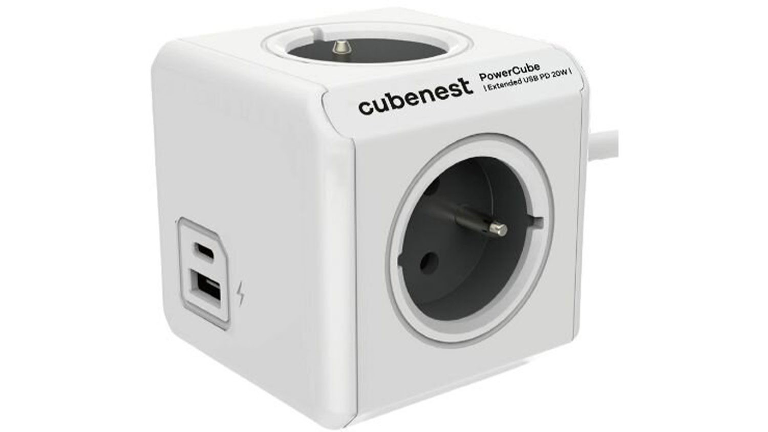 Prodlužovací kabel CUBENEST PowerCube Extended USB-A+C PD 20 W 3 m