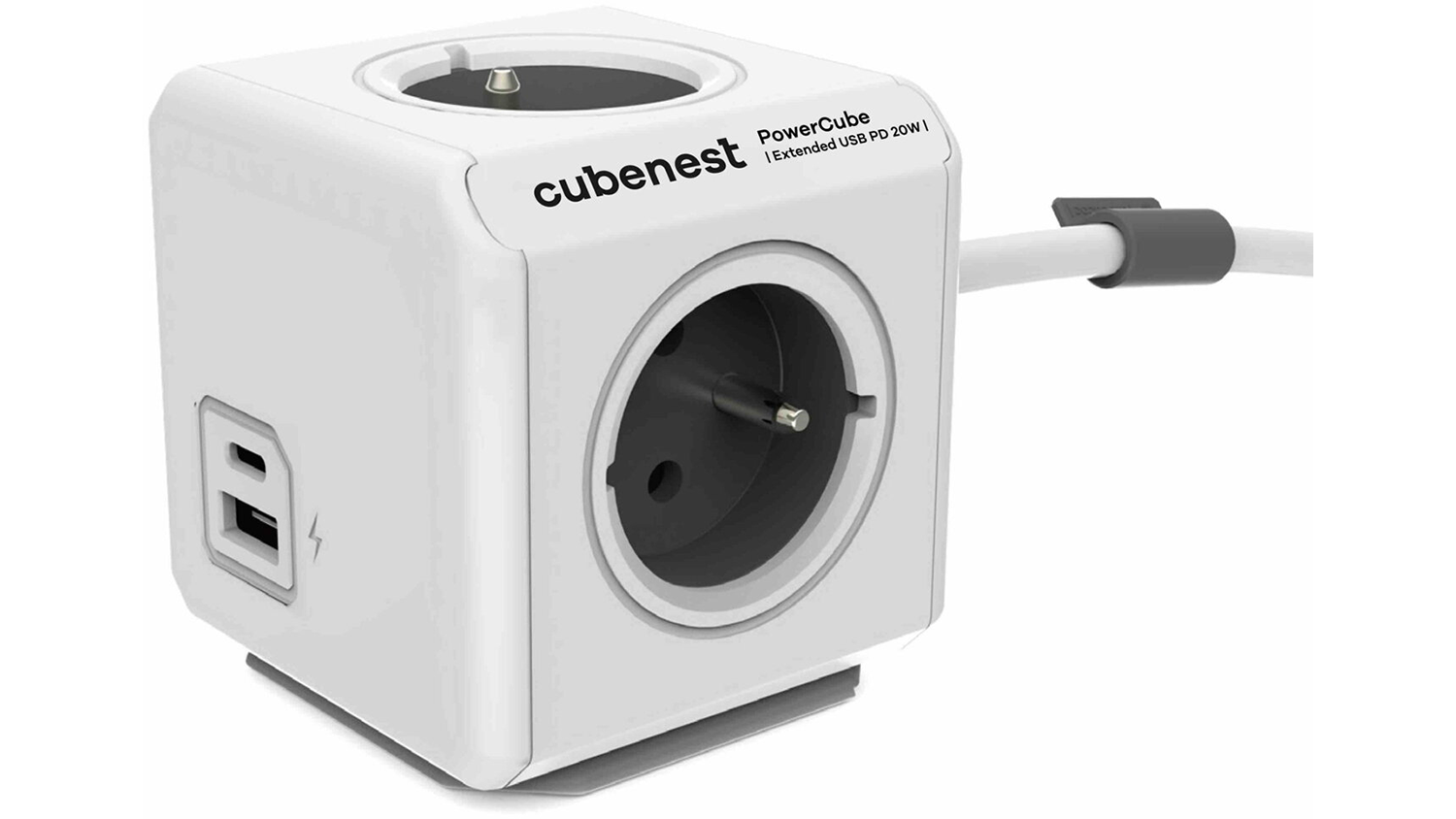 Prodlužovací kabel CUBENEST PowerCube Extended USB-A+C PD 20 W 3 m