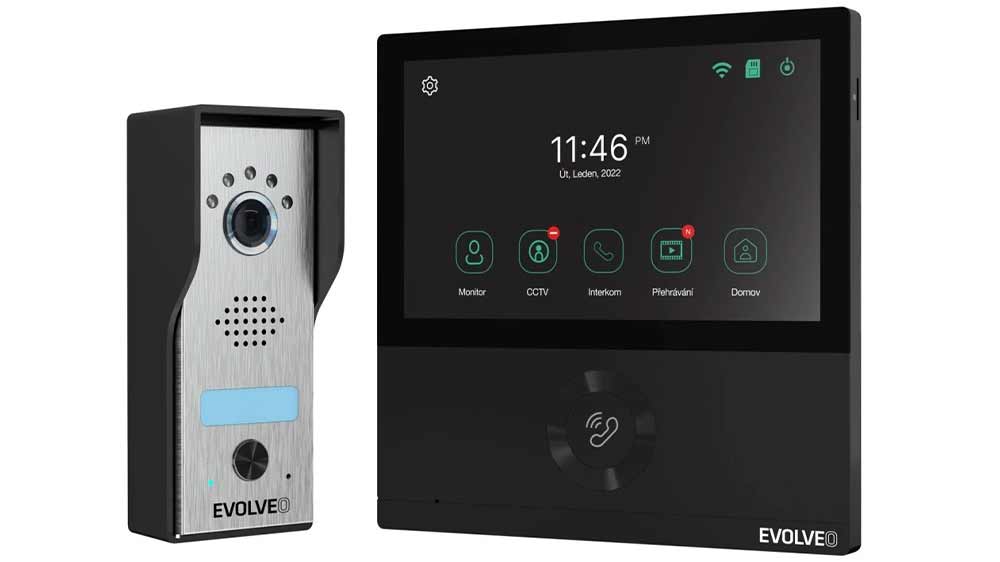 Domácí videotelefon s ovládáním dveří Evolveo Doorphone AHD7_01