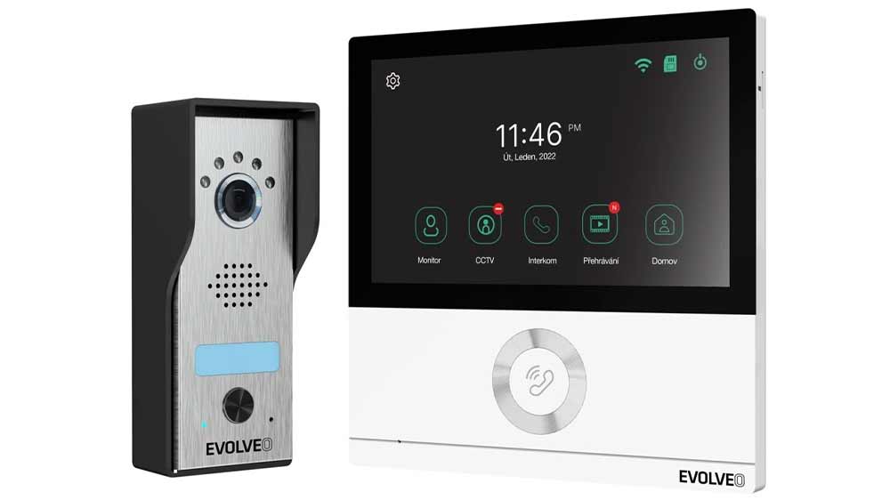 Domácí videotelefon s ovládáním dveří Evolveo Doorphone AHD7_01