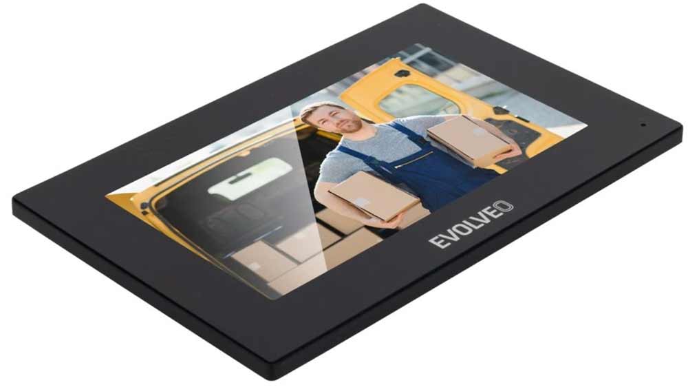 Rozšiřující monitor EVOLVEO AP1 AP2 pohled se shora černá_02