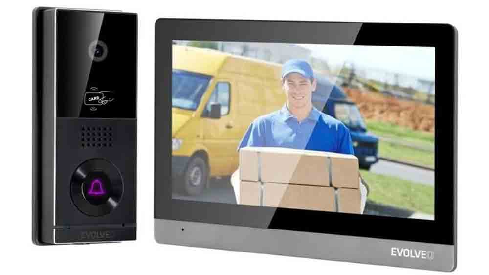 Sada Wi-Fi videotelefonu Evolveo DoorPhone AHD10 černo-stř&iacute;brn&yacute;_01