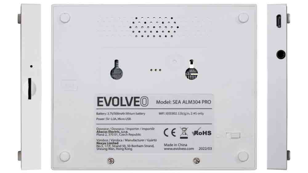 Zadní strana alarmu Evolveo Alarmex Pro_02