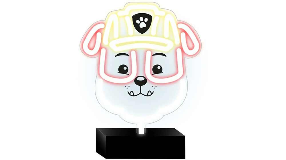 Neonov&eacute; LED světlo na stojanu &ndash; RUBBLE FOREVER_01