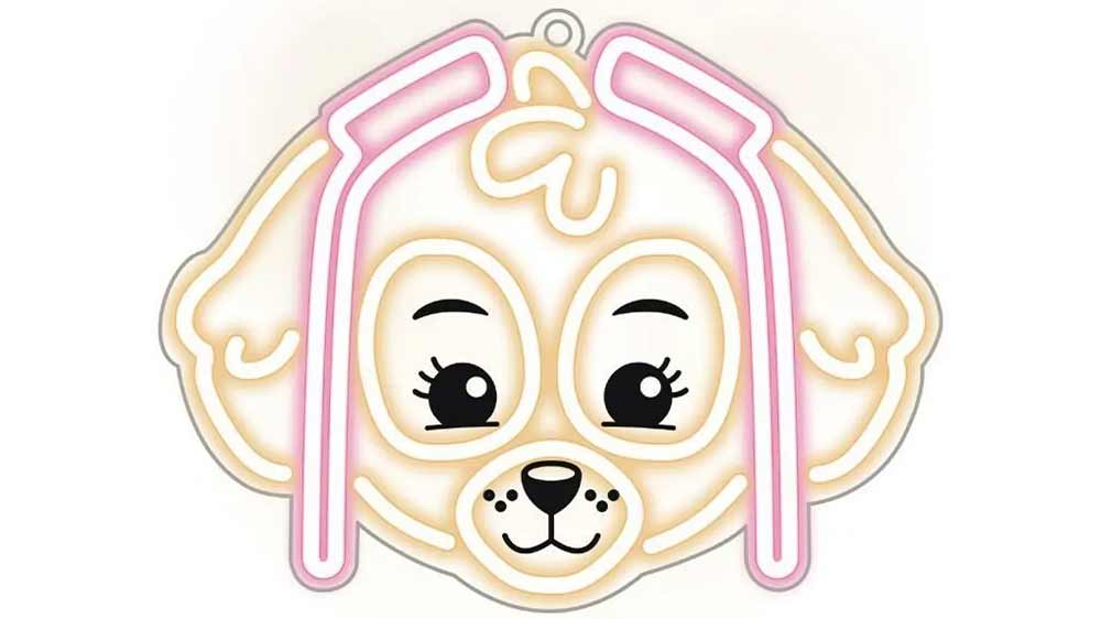 Neonov&eacute; LED světlo na stojanu &ndash; SKYE FOREVER_01