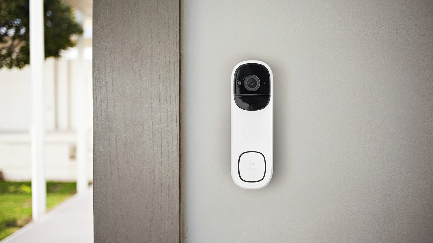 Vonkaj&scaron;ia kamera Osram SMART+ WI-FI Outdoor Camera Doorbell na stene
