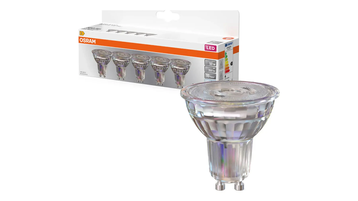 Bodovka OSRAM LED STAR PAR16 50 36&deg; 3.7W 840 GU10 FS5 5 ks v krabici