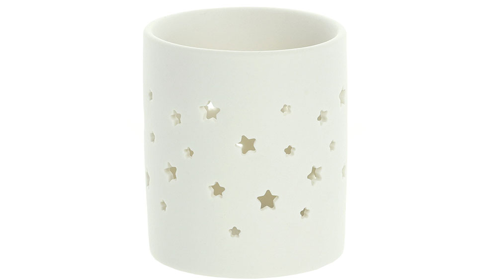 Porcelánový svícen hvězdy Retlux RXL 498_01