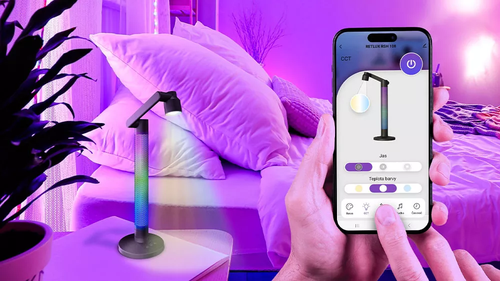 Wi-Fi smart stolová lampa Retlux RSH 108_02