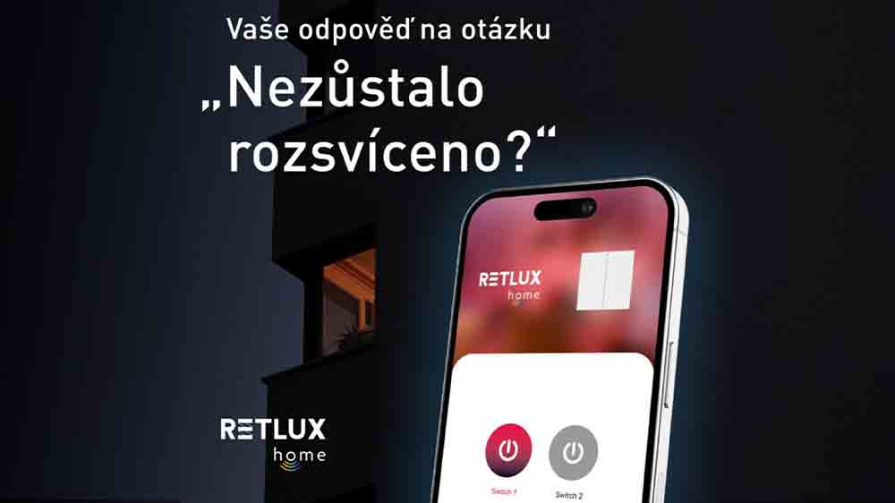 Telefon s otevřenou aplikací RETLUX home_06