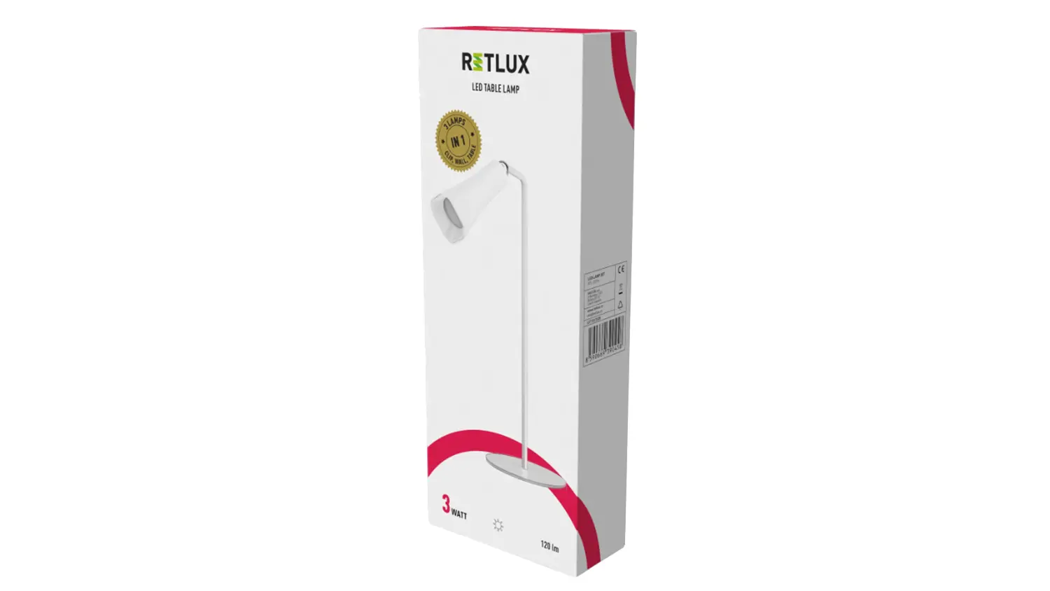 Nastaviteln&aacute; LED lampa 4v1 RETLUX RTL 209 LARA v obalu