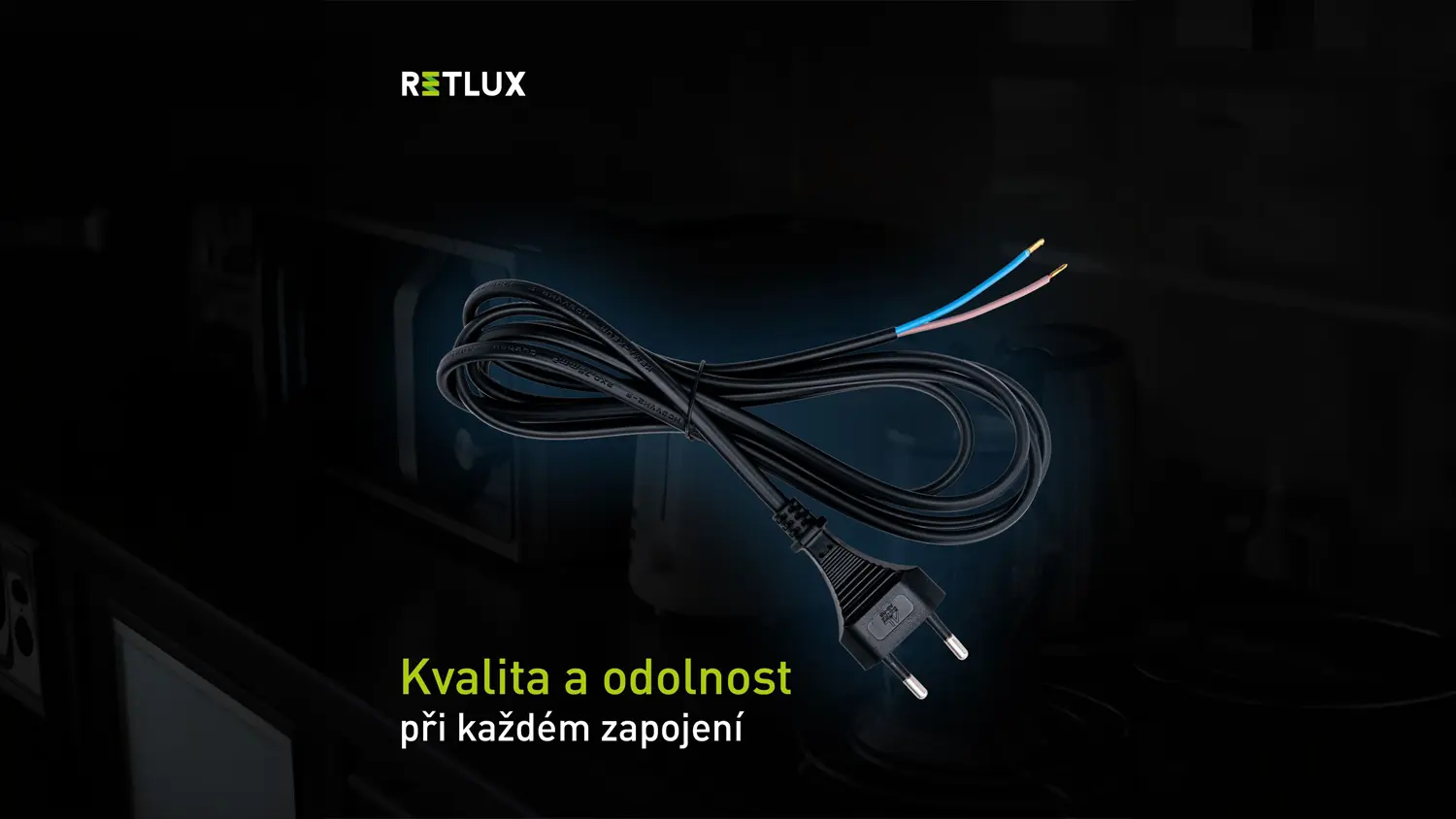 Flexo&scaron;ňůra RETLUX RPC 74 čern&aacute;