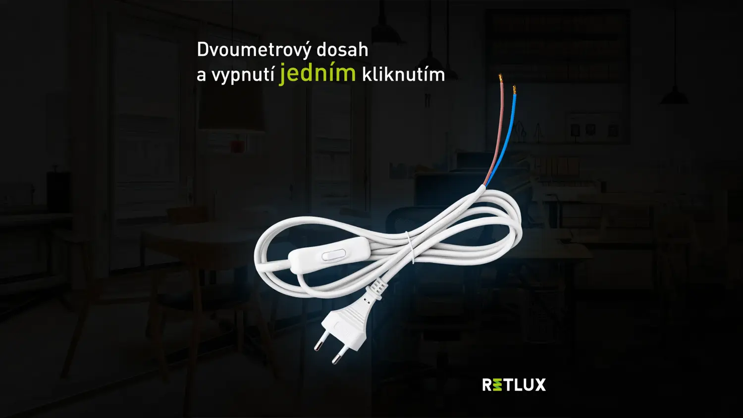 Flexo&scaron;nůra RETLUX RPC 76 b&iacute;l&aacute;