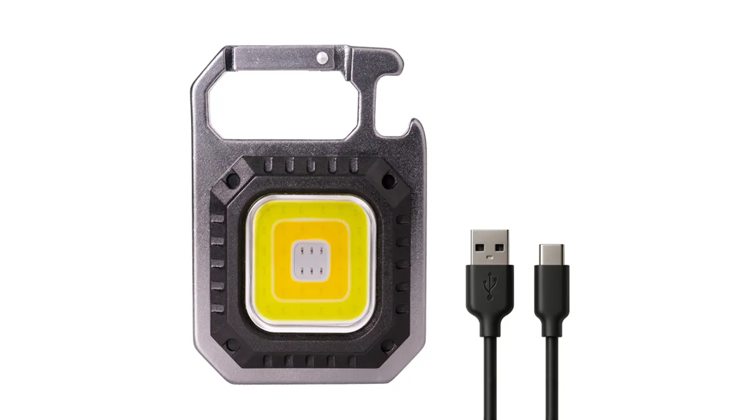 LED svítilna s karabinou Retlux RPL 602 s USB-C kabelem