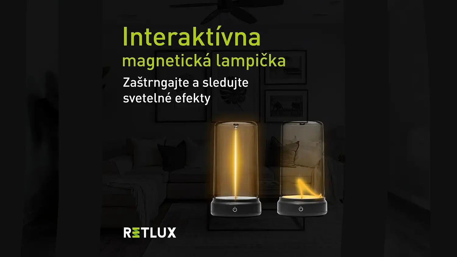 Magnetick&eacute; nočn&iacute; světlo Retlux RNL 112 se světeln&yacute;mi efekty_06