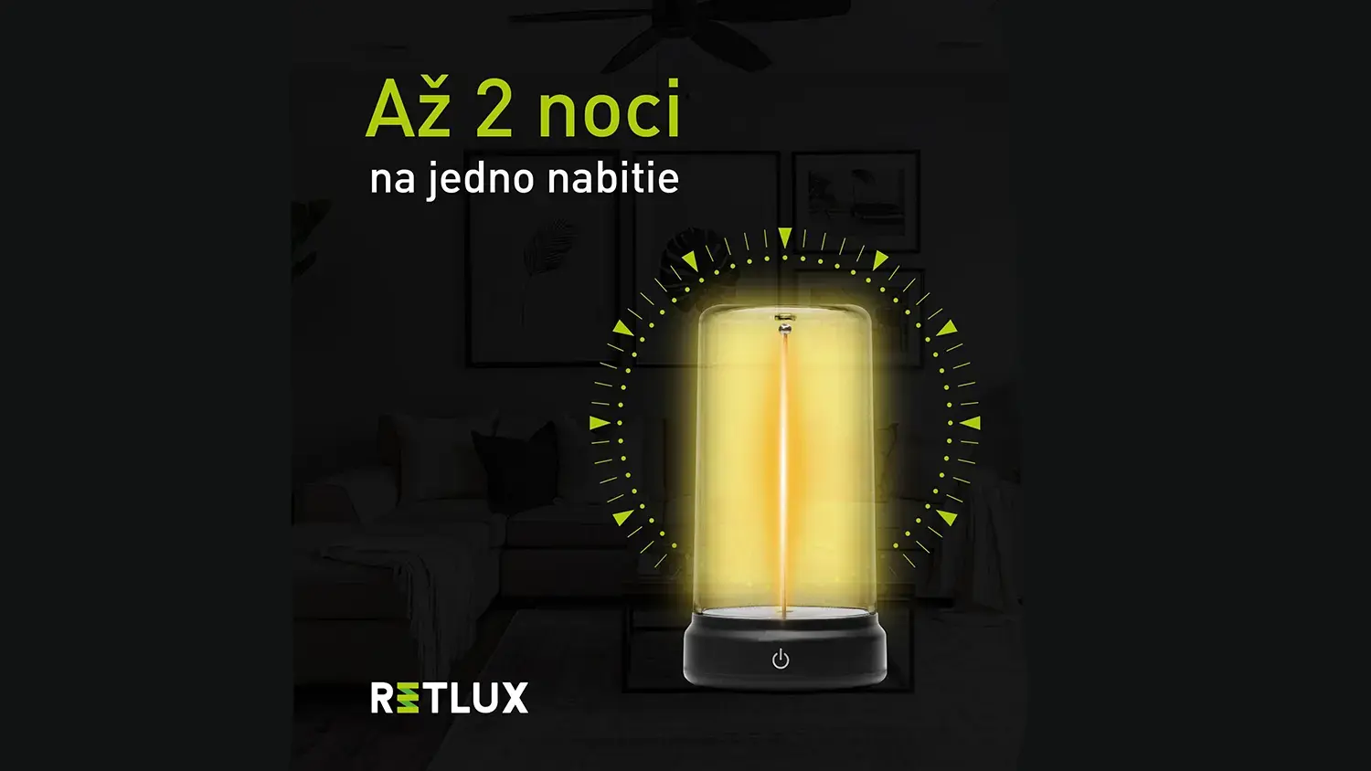 Magnetick&eacute; nočn&iacute; světlo Retlux RNL 112 s textem o v&yacute;drži_08