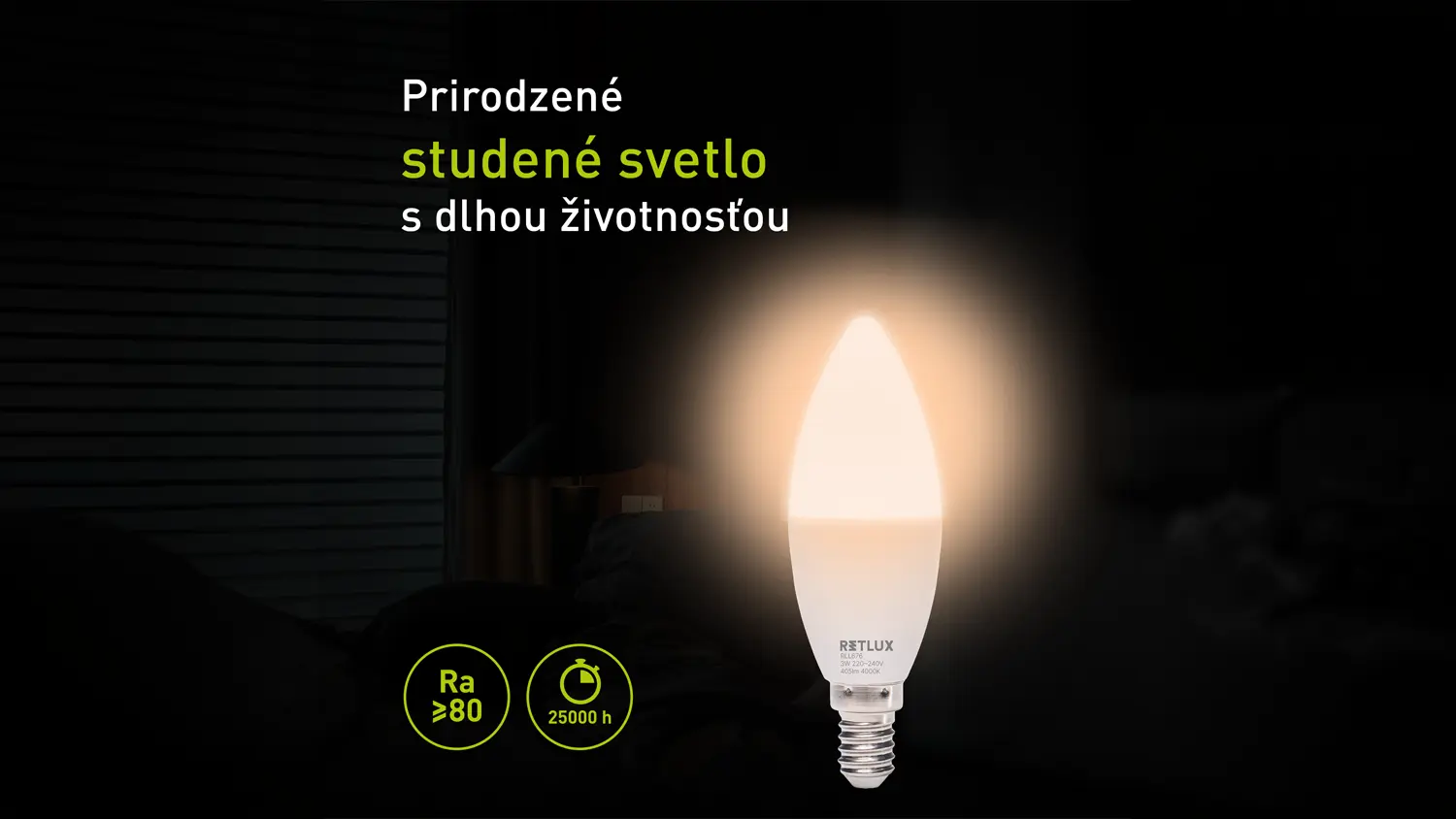Detail LED žiarovky