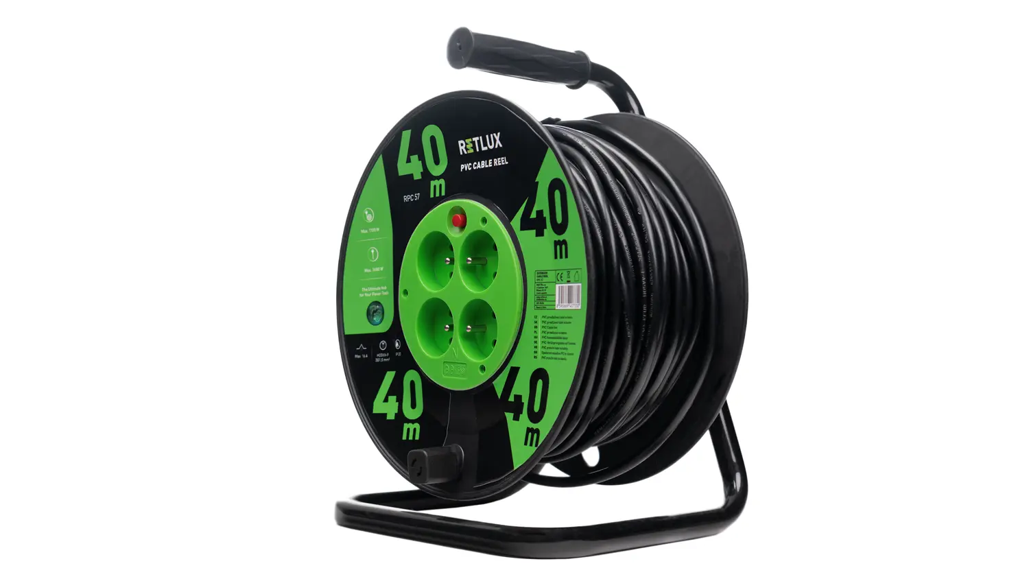Bubon Retlux RPC 57: 40 m energie pre profíkov natočený zo strany