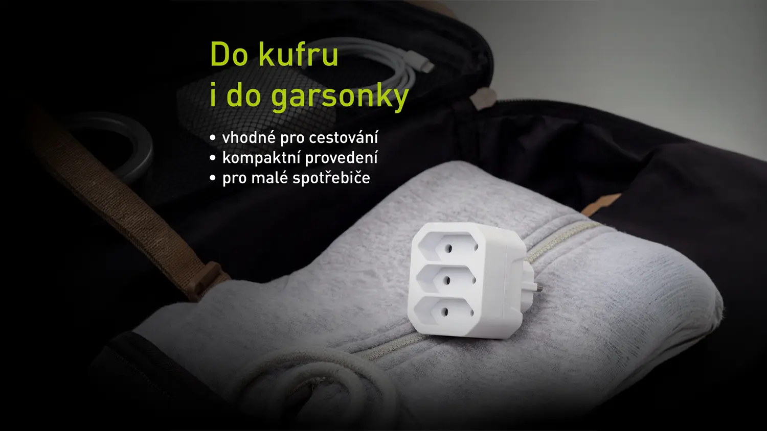 Rozbočka RETLUX RPC 60N ilustruje kompaktn&iacute; proveden&iacute;