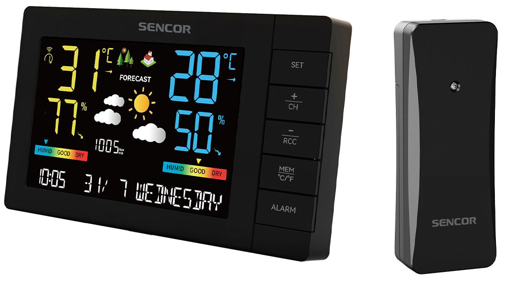 Meteorologická stanice s bezdrátovým snímačem SENCOR SWS 4440_01
