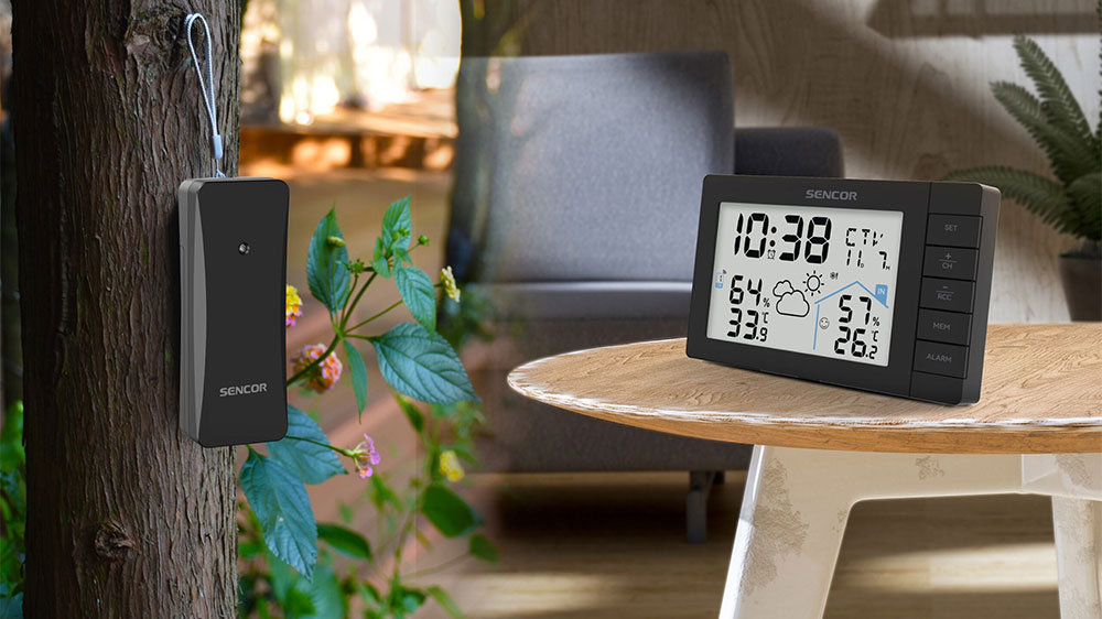Meteorologická stanice s bezdrátovým snímačem SENCOR SWS 3200 _02